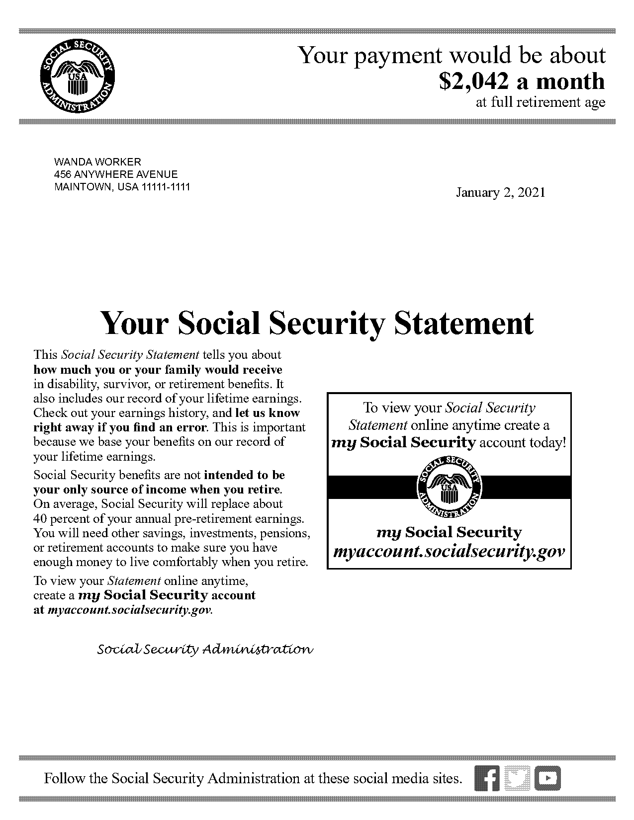 see social security statement online