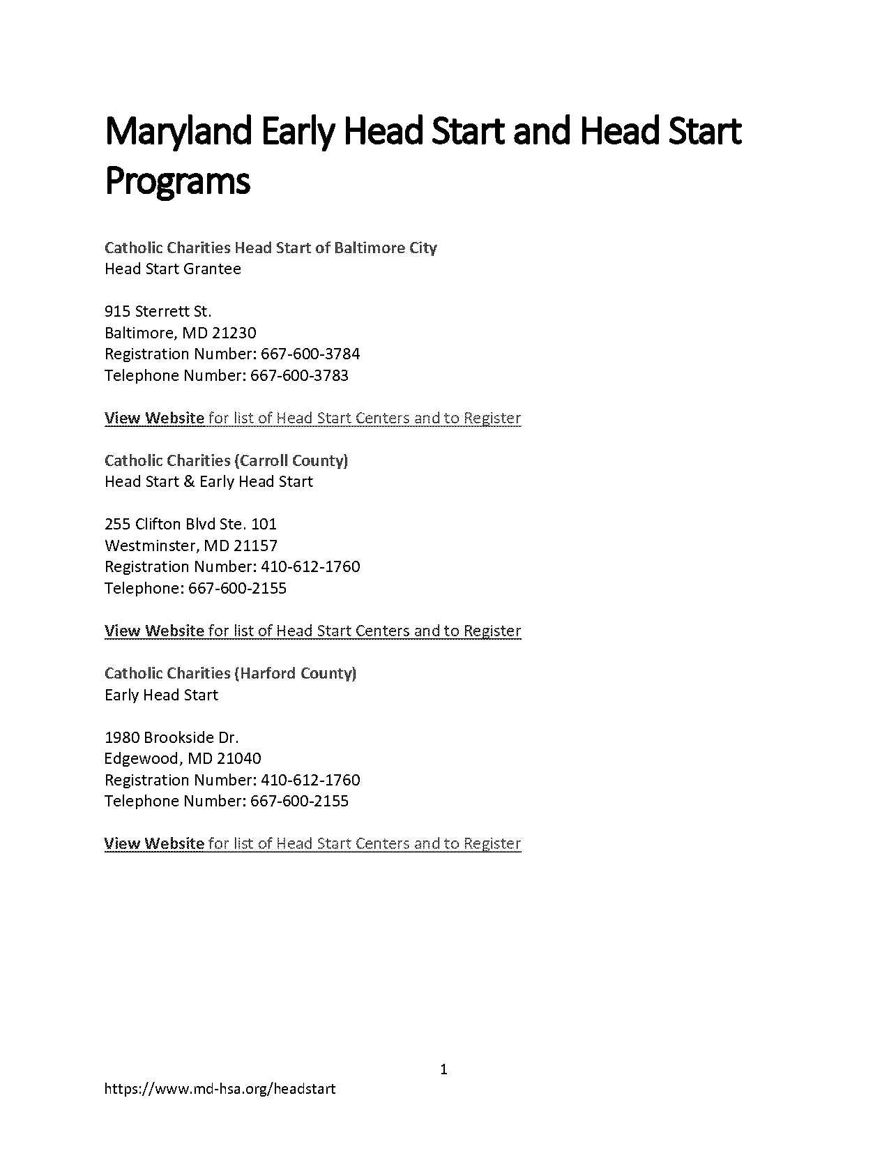 tri county head start application